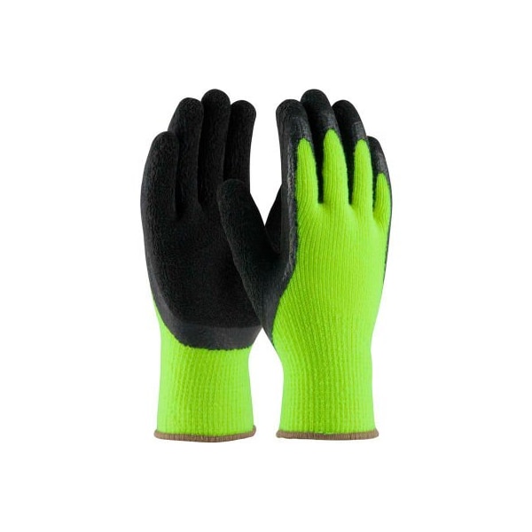 Pip PIP 41-1420/M PIP Cold Protect, Insulaedt Hi-Vis Acrylic Terry Glove, Latex Coat, M 41-1420/M - main